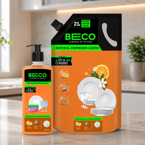 Dishwash Liquid Duo (Bottle + Refill Combo)