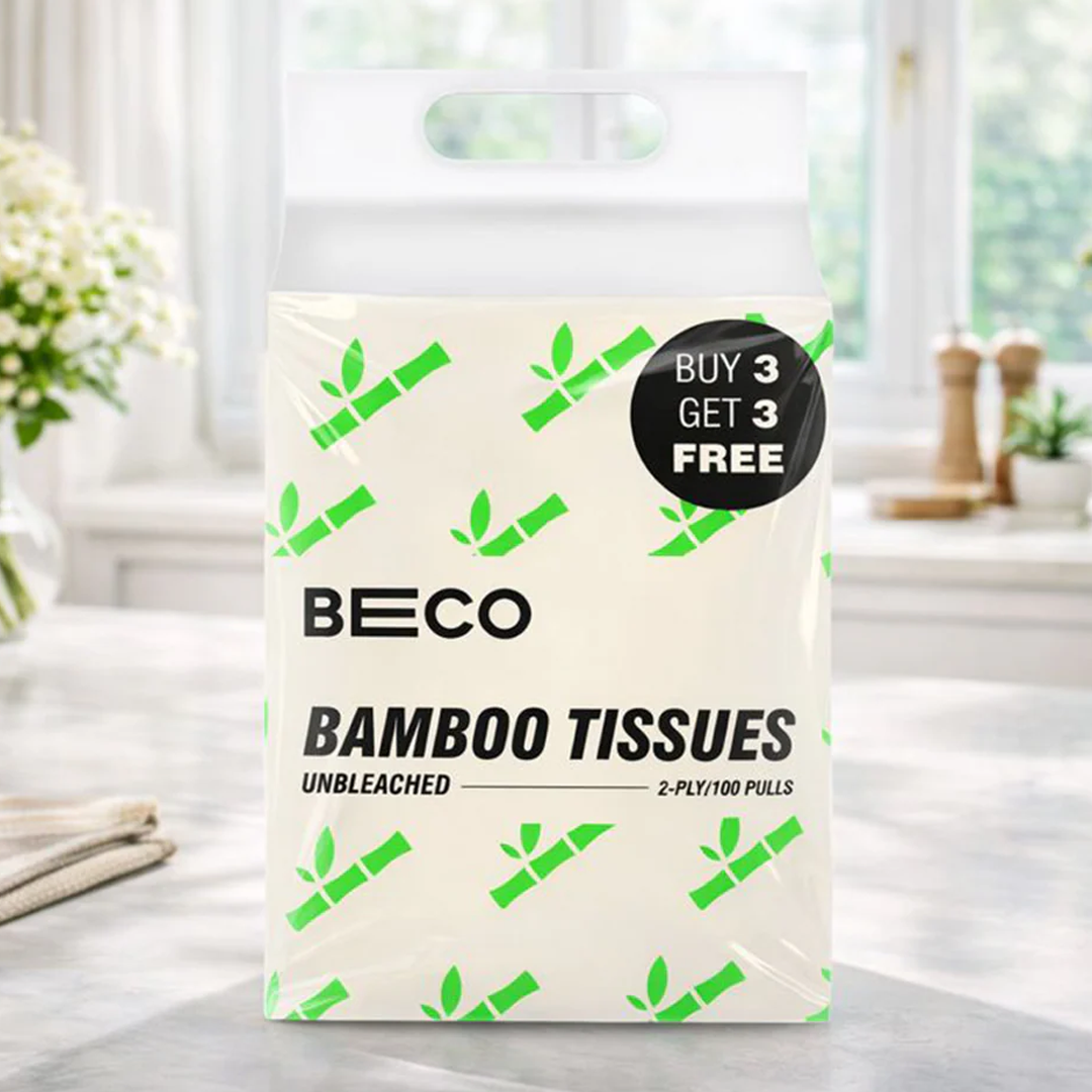 Bamboo Facial Tissues - 100 pulls 2ply