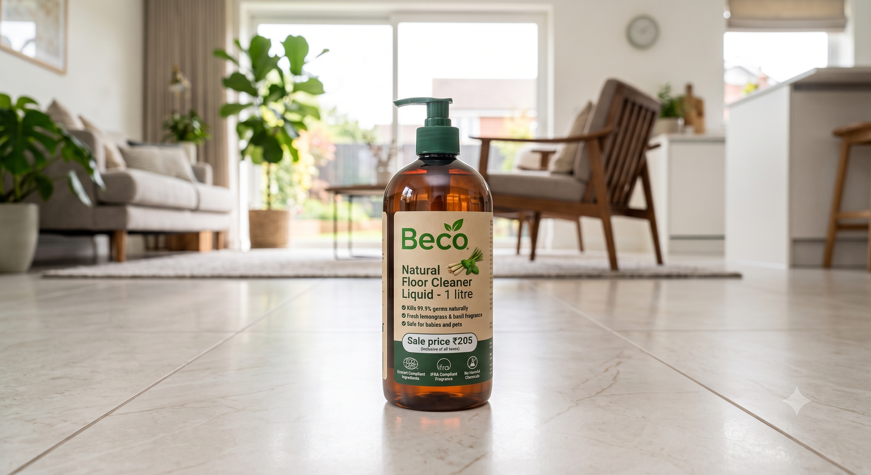 Floor Cleaner – Lime, Non-toxic & Pet-Safe